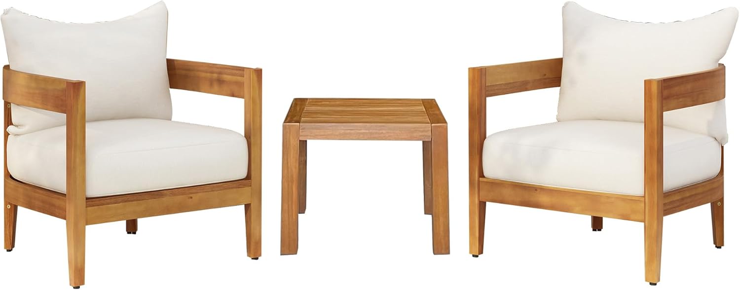 ガーデンファーニチャー 3点セット 天然木 屋外用 肘掛け ソファ ファニチャー ガーデンファーニチャー 3点セット 天然木 屋外用 肘掛け ソファ